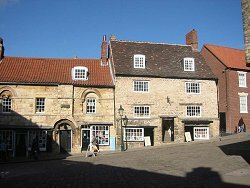 Ancient buildings in Lincoln including that known as the Jew's House 